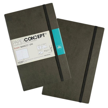 OPP Paperconcept Executive Notebook PU Hard Cover Plain /13×21 cm - Karout Online -Karout Online Shopping In lebanon - Karout Express Delivery