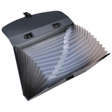 DELI E5557 Expanding File with Handle A4 -13 Pockets - Karout Online -Karout Online Shopping In lebanon - Karout Express Delivery