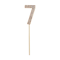 Number Cake Topper Glitter