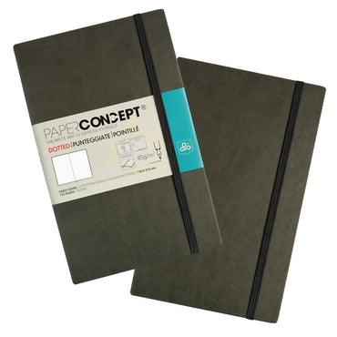 OPP Paperconcept Executive Notebook PU Hard Cover Dotted / 13×21 cm - Karout Online -Karout Online Shopping In lebanon - Karout Express Delivery