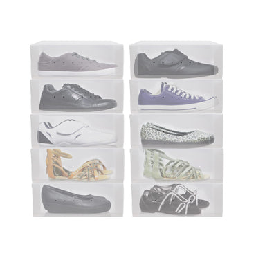 Fold Transparent Soft Plastic Shoes Box - Large / Kc22-126 / 2112345678078