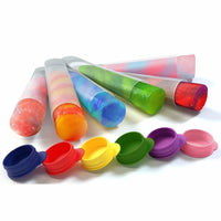 Shop Online Silicone DIY Ice Pop Maker Tube With Lids Children Gift / KC22-110 - Karout Online Shopping In lebanon