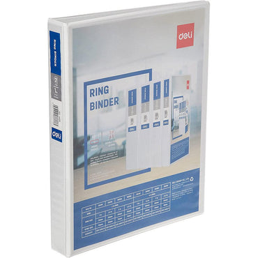 DELI E5610N 1-Inch A4 2-Holes D-Rings Ring Binder - Karout Online -Karout Online Shopping In lebanon - Karout Express Delivery