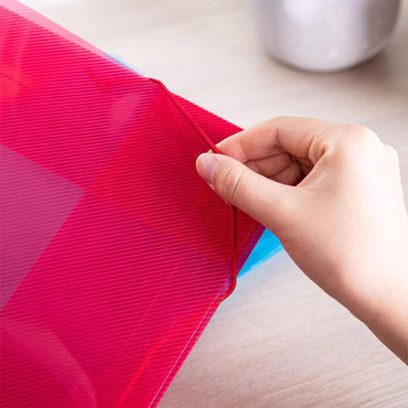 Deli E39504 3-Flap Elastic Folder A4 - Karout Online -Karout Online Shopping In lebanon - Karout Express Delivery