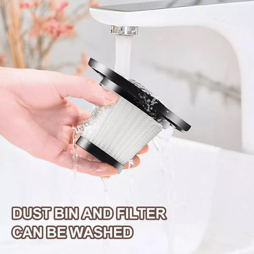 2 In 1 Portable Mini Home And Car Vacuum Cleaner Rechargeable - Karout Online -Karout Online Shopping In lebanon - Karout Express Delivery