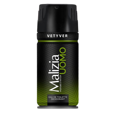 Malizia Uomo Deodorant Vetyver 150 ml - Karout Online -Karout Online Shopping In lebanon - Karout Express Delivery