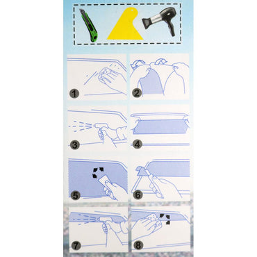 World Cup Car Sunshade Decorated Sticker 126 x 20cm / 61123 - Karout Online -Karout Online Shopping In lebanon - Karout Express Delivery