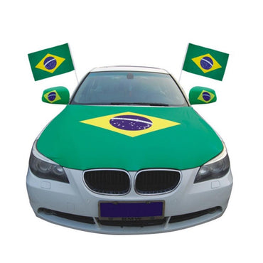 World Cup Brazil Flag Car Engine Hood Cover / 79524 - Karout Online -Karout Online Shopping In lebanon - Karout Express Delivery
