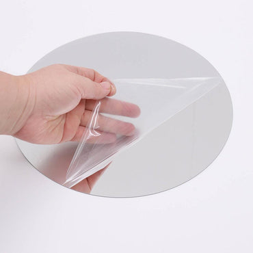 Small Wall Mirror Sticker 1 piece 20 cm- Round Shape - Karout Online -Karout Online Shopping In lebanon - Karout Express Delivery