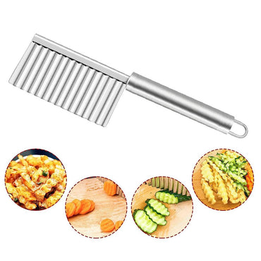 Stainless Steel Wavy Slicer Knife - Karout Online -Karout Online Shopping In lebanon - Karout Express Delivery
