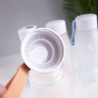 Water Bottle Gradient Plastic Sports Cup Transparent Girl Leakproof Drop-proof Drinking Portable Outdoor Water Bottles 500ml / 6952446454517