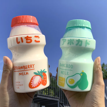 **NET**Summer Water Bottle Creative Fruit Plastic Portable Water Bottles For Kids Girl Anti-Fall Water Cup 480ml / 2216