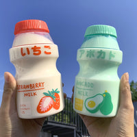 **NET**Summer Water Bottle Creative Fruit Plastic Portable Water Bottles For Kids Girl Anti-Fall Water Cup 480ml / 2216