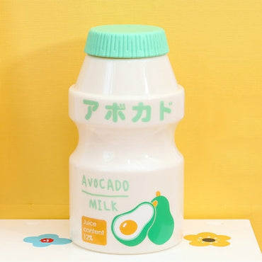 **NET**Summer Water Bottle Creative Fruit Plastic Portable Water Bottles For Kids Girl Anti-Fall Water Cup 480ml / 2216