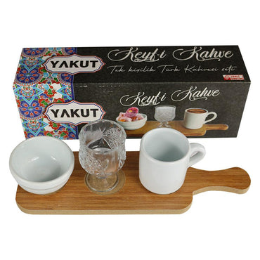 YAKUT Coffee Serving Set ( 3 Pcs) - Karout Online -Karout Online Shopping In lebanon - Karout Express Delivery
