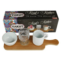 YAKUT Coffee Serving Set ( 3 Pcs) - Karout Online -Karout Online Shopping In lebanon - Karout Express Delivery