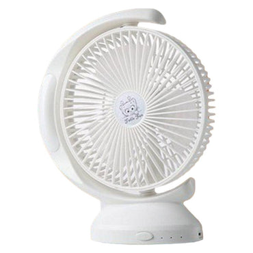 Shop Online Rechargeable Portable Table Fan 3 Speeds with Led Light / QG-5590 - Karout Online Shopping In lebanon