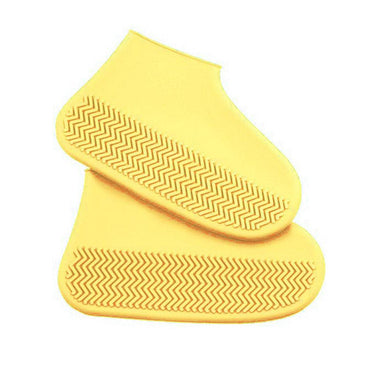 2 Pairs Silicone Shoe Covers Reusable Waterproof No-Slip Rubber Rain Shoe Covers - Karout Online -Karout Online Shopping In lebanon - Karout Express Delivery