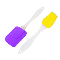 Silicone Spatula and Brush Set ( 2 Pcs) - Karout Online -Karout Online Shopping In lebanon - Karout Express Delivery