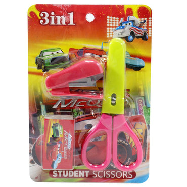 Kids Scissor with Stapler Set / ZK-929 - Karout Online -Karout Online Shopping In lebanon - Karout Express Delivery