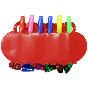 Birthday- Pink Blowouts ( 6Pcs) / Ab-123 Birthday & Party Supplies