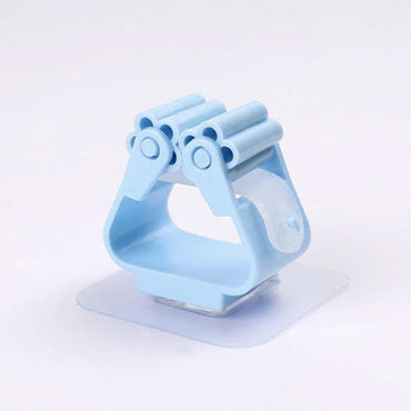 Plastic Wall Mounted Mop Organizer Holder 4 Pieces / 22FK047 - Karout Online -Karout Online Shopping In lebanon - Karout Express Delivery