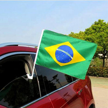 World Cup National Car Flag / 30 x 45cm - Karout Online -Karout Online Shopping In lebanon - Karout Express Delivery