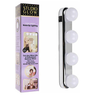 Studio Glow Make Up Light With Bright 4 LED Bulbs - Karout Online -Karout Online Shopping In lebanon - Karout Express Delivery