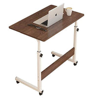 Foldable Table Adjustable Laptop Stand With Wheels / KC-137 - Karout Online -Karout Online Shopping In lebanon - Karout Express Delivery