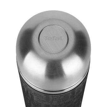 Tefal Senator Vacuum Flask Stainless Steel Black  500 ml / K3064214 - Karout Online -Karout Online Shopping In lebanon - Karout Express Delivery