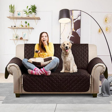 Couch Coat Reversible Sofa Cover Slipcover Furniture Protector Couch Slip Cover (DOUBLE) - Karout Online -Karout Online Shopping In lebanon - Karout Express Delivery