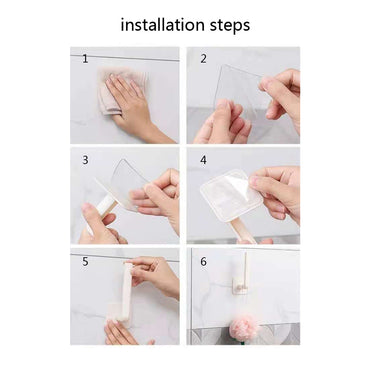 (net) Sticky Hook Storage Hanging Self Adhesive Household Practical Wall Door / 6955220120127
