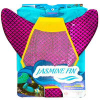 Swimmable Mermaid Tail & Monofin L/b / Glitter Fuchsia Summer