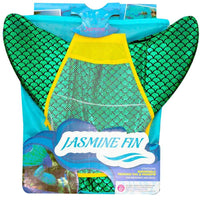 Swimmable Mermaid Tail & Monofin L/a (7-9 Years) / Glitter Green Summer