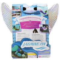 Swimmable Mermaid Tail & Monofin S/b / Glitter Silver Summer