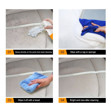(NET) Household House Car Multi-purpose Cleaning Agent Rich Foam Cleaner Stain Remover 100ml