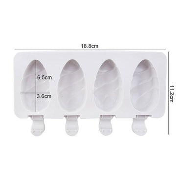 Silicone Mold Ice Cream 4 cell/ KC22-69 - Karout Online -Karout Online Shopping In lebanon - Karout Express Delivery