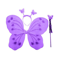 Fairy Princess Lovely Butterfly Wings With Wand & Head Band - Karout Online -Karout Online Shopping In lebanon - Karout Express Delivery