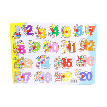 Numbers Wooden Puzzle.