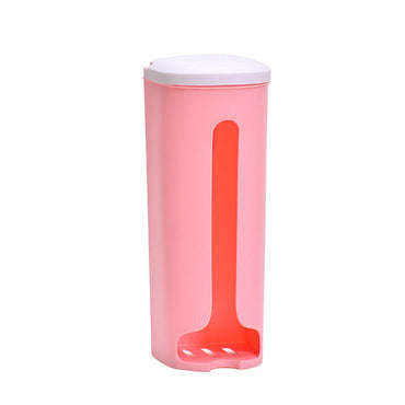 Multifunctional Wall Mounted Grocery Garbage Trash Bag Dispenser Storage Holder Case