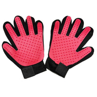 **(NET)**Pet Grooming Glove Brush Fur Remover Mitt / 6251548578849