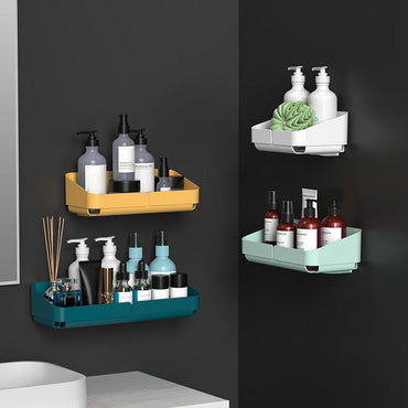 **(NET)**Self Adhesive Bathroom Shelf Wall Large  / 22FK215 / 2158