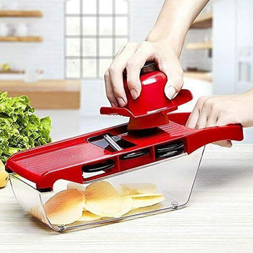 **(NET)**10 in 1 Vegetable Cutter with Steel Blade Slicer Kitchen Accessories / 6918150222750 / 222759