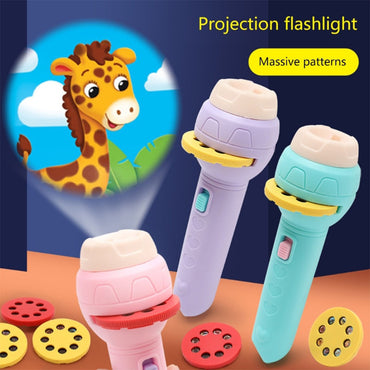 Children’s Projection Toy Torch Toy with Rotate Slide Preschool Funny Gift / 22FK217
