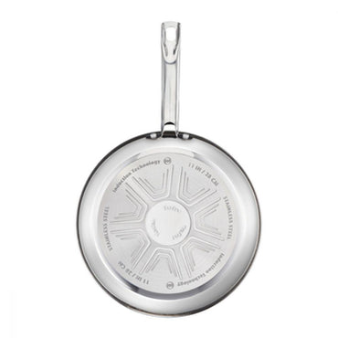 Tefal Intuition Stainless Steel Frypan 30cm Uncoated  / B8580784 - Karout Online -Karout Online Shopping In lebanon - Karout Express Delivery