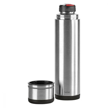 Tefal Senator Vacuum Flask Stainless Steel 1 Lt / K3063414 - Karout Online -Karout Online Shopping In lebanon - Karout Express Delivery