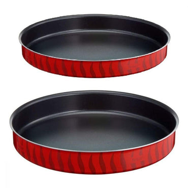 Tefal Les Specialistes  Set of 2 Kebbe Round Oven Dish 30 cm / 34 cm / J1326782 - Karout Online -Karout Online Shopping In lebanon - Karout Express Delivery