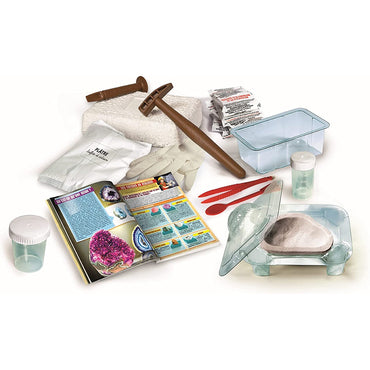 Clementoni 52345 Science & Game Crystals and Gemstones- French