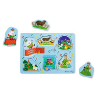 Melissa & Doug Sing Along Nursery Rhymes Sound Puzzle - Karout Online -Karout Online Shopping In lebanon - Karout Express Delivery