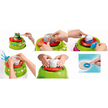 Clementoni Talent Creator - 2 in 1 Potter's Wheel - with Charger - French